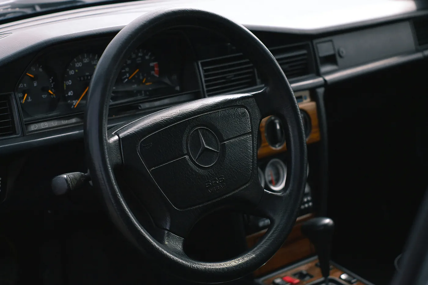 Executive sedan interior detail